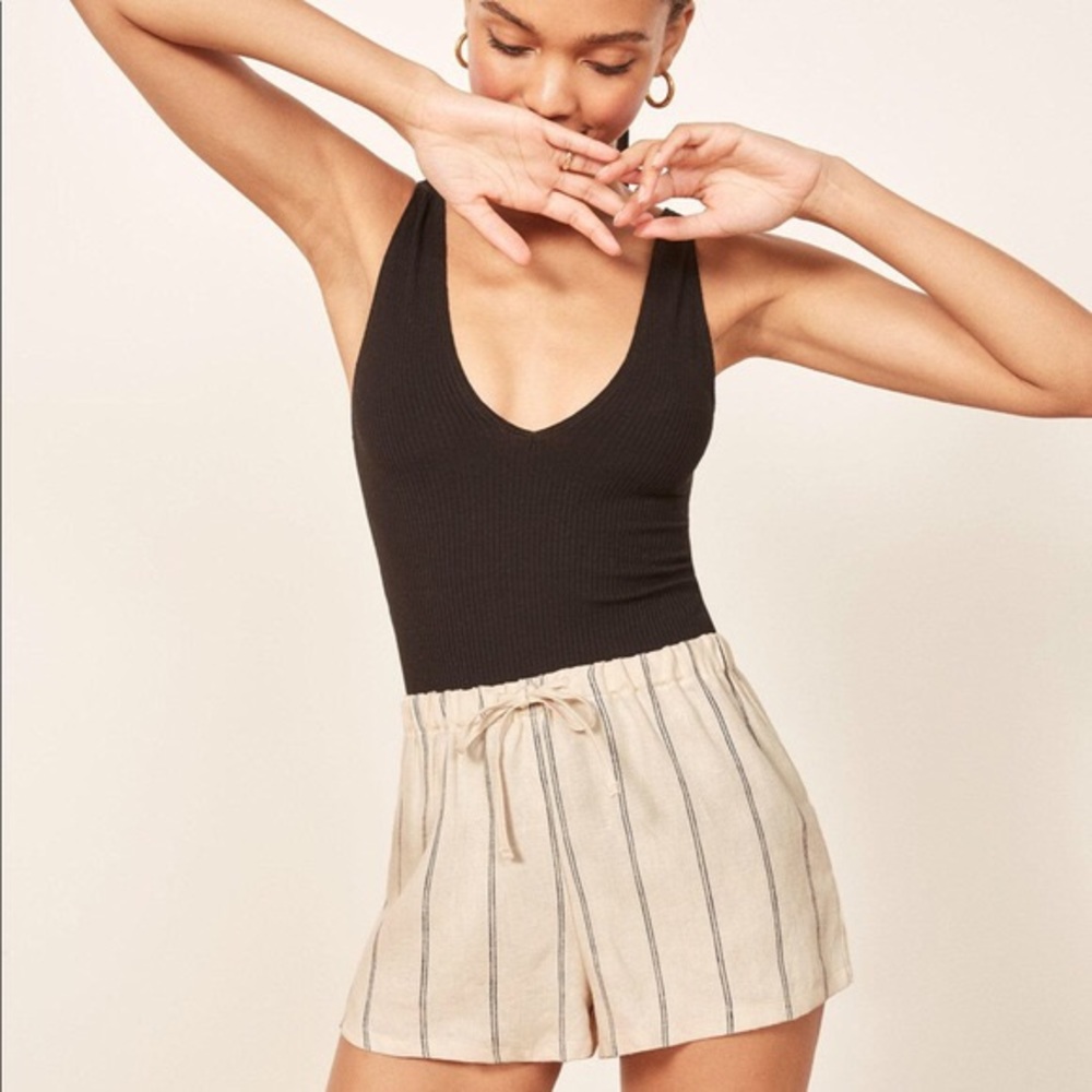 Reformation Jamaica Linen Shorts